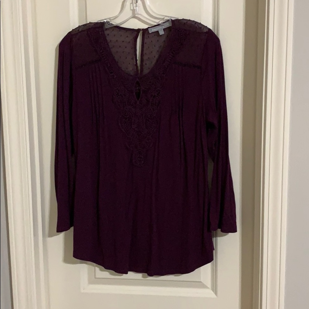 Maroon shirt